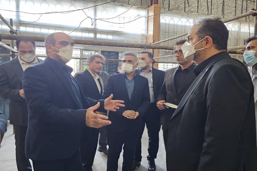 بازدید عضو هیأت مدیره و معاون پشتیبانی بانک ملی ایران از شعبه گمرک بندرعباس