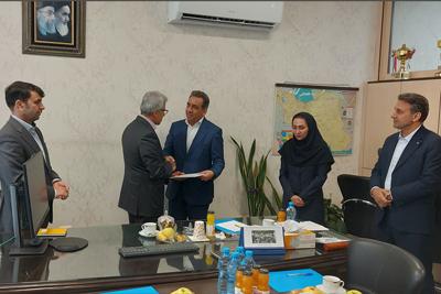 معارفه رئیس منطقه شرق ایران بانک اقتصادنوین