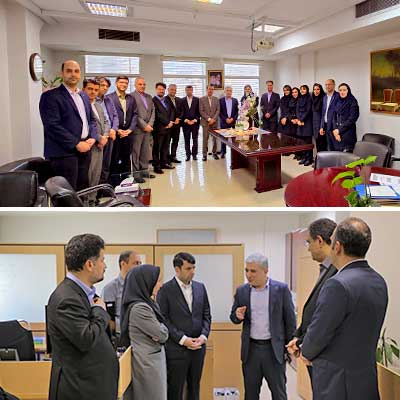 بازدید مدیرعامل از واحدهای ستادی در نخستین روز کاری سال نو