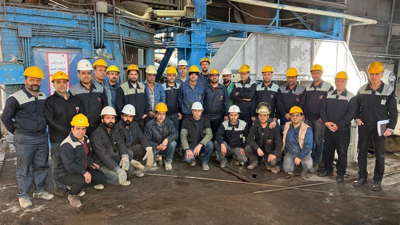 تلاش مشترك برای بهبود تولید در كارگاه چدن‌ریزی ذوب‌آهن اصفهان