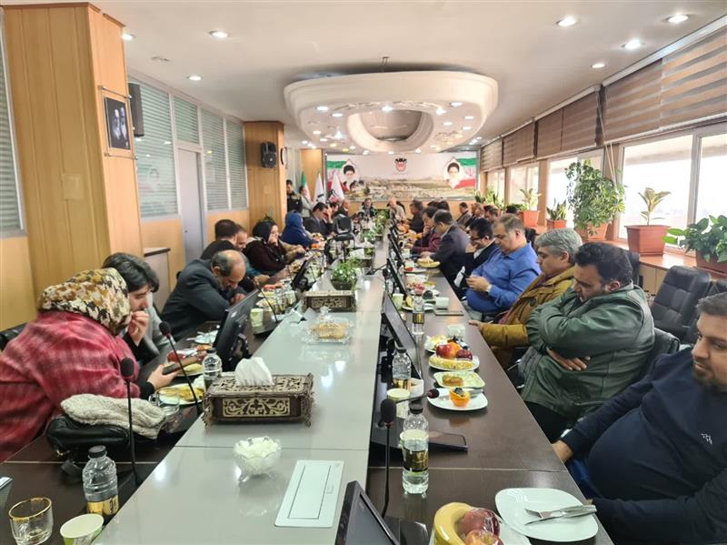 نشست اعضای اتاق بازرگانی اصفهان و اتاق ایران با مدیرعامل ذوب‌آهن اصفهان